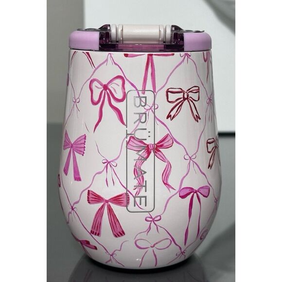 SET OF 2- BRUMATE UNCORK'D 14oz WINE TUMBLERS, BOWS - Picture 5 of 7